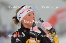 26.11.2011, Kuusamo, Finland (FIN): Denise Herrmann (GER), Atomic, adidas - FIS world cup cross-country, 5km women, Kuusamo (FIN). www.nordicfocus.com. © Manzoni/NordicFocus. Every downloaded picture is fee-liable.