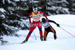 10.12.2011, Davos, Switzerland (SUI): Marit Bjoergen (NOR), Fischer, Rottefella, Swix - FIS world cup cross-country, 15km women, Davos (SUI). www.nordicfocus.com. © Manzoni/NordicFocus. Every downloaded picture is fee-liable.