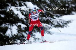 10.12.2011, Davos, Switzerland (SUI): Marthe Kristoffersen (NOR), Atomic, Salomon, Swix - FIS world cup cross-country, 15km women, Davos (SUI). www.nordicfocus.com. © Manzoni/NordicFocus. Every downloaded picture is fee-liable.