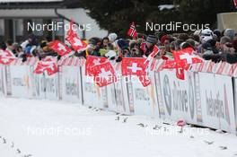 10.12.2011, Davos, Switzerland (SUI): Event Feature: Fans - FIS world cup cross-country, 30km men, Davos (SUI). www.nordicfocus.com. © Manzoni/NordicFocus. Every downloaded picture is fee-liable.