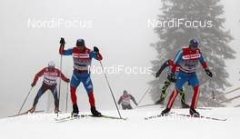 16.12.2011, Rogla, Slovenia (SLO): group during training session, in front Alexei Petukhov (RUS), Fischer, Fischer, Rottefella, Swix, Adidas  - FIS world cup cross-country, training, Rogla (SLO). www.nordicfocus.com. © Hemmersbach/NordicFocus. Every downloaded picture is fee-liable.