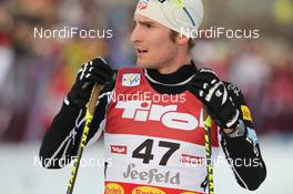 15.01.2011, Seefeld, Austria (AUT): Taylor Fletscher (USA), Atomic  - FIS world cup nordic combined, individual gundersen HS109/10km, Seefeld (AUT). www.nordicfocus.com. © Hemmersbach/NordicFocus. Every downloaded picture is fee-liable.