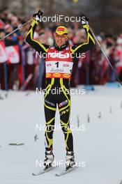 15.01.2011, Seefeld, Austria (AUT): todays winner Jason Lamy-Chappuis (FRA), Salomon, Swix, One Way  - FIS world cup nordic combined, individual gundersen HS109/10km, Seefeld (AUT). www.nordicfocus.com. © Hemmersbach/NordicFocus. Every downloaded picture is fee-liable.