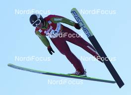 16.01.2011, Seefeld, Austria (AUT): Lukas Runggaldier (ITA), Fischer - FIS world cup nordic combined, individual gundersen HS109/10km, Seefeld (AUT). www.nordicfocus.com. © Hemmersbach/NordicFocus. Every downloaded picture is fee-liable.
