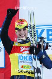 16.01.2011, Seefeld, Austria (AUT): 2nd Jason Lamy-Chappuis (FRA), Salomon, Swix, One Way  - FIS world cup nordic combined, individual gundersen HS109/10km, Seefeld (AUT). www.nordicfocus.com. © Hemmersbach/NordicFocus. Every downloaded picture is fee-liable.