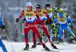 04.12.2011, Lillehammer, Norway (NOR):  Mikko Kokslien (NOR), Fischer, Swix, Rottefella followed by Magnus Moan (NOR), Madhus, Swix, Rottefella - FIS world cup nordic combined, individual gundersen HS138/10km, Lillehammer (NOR). www.nordicfocus.com. Â© Laiho/NordicFocus. Every downloaded picture is fee-liable.