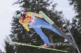 10.12.2011, Ramsau, Austria (AUT): Francois Braud (FRA), Fischer, Rottefella, One Way  - FIS world cup nordic combined, individual gundersen HS98/10km, Ramsau (AUT). www.nordicfocus.com. © Hemmersbach/NordicFocus. Every downloaded picture is fee-liable.