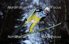 05.02.2011, Oberstdorf, Germany (GER):  Simon Ammann (SUI), Fischer - FIS world cup ski jumping, individual HS213, Oberstdorf (GER). www.nordicfocus.com. © Laiho/NordicFocus. Every downloaded picture is fee-liable.