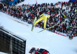 05.02.2011, Oberstdorf, Germany (GER): Matti Hautamaeki (FIN), Fischer  - FIS world cup ski jumping, individual HS213, Oberstdorf (GER). www.nordicfocus.com. © Laiho/NordicFocus. Every downloaded picture is fee-liable.