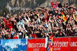 06.02.2011, Oberstdorf, Germany (GER): lots of spectators making a Wave before the german ski jumper jumps  - FIS world cup ski jumping, team HS213, Oberstdorf (GER). www.nordicfocus.com. © Laiho/NordicFocus. Every downloaded picture is fee-liable.