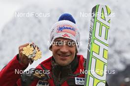 18.03.2011, Planica, Slovenia (SLO): Andreas Kofler (AUT), Fischer  - FIS world cup ski jumping final, medals, Planica (SLO). www.nordicfocus.com. © Hemmersbach/NordicFocus. Every downloaded picture is fee-liable.