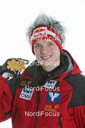 27.02.2011, Oslo, Norway (NOR): Gold Medal Team; Thomas Morgenstern (AUT), Fischer - FIS nordic world ski championships, ski jumping, medals, Oslo (NOR). www.nordicfocus.com. © Hemmersbach/NordicFocus. Every downloaded picture is fee-liable.