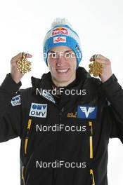03.03.2011, Oslo, Norway (NOR): Gregor Schlierenzauer (AUT), Fischer  - FIS nordic world ski championships, ski jumping, medals, Oslo (NOR). www.nordicfocus.com. © Hemmersbach/NordicFocus. Every downloaded picture is fee-liable.