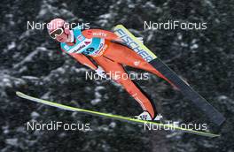 18.12.2011, Engelberg, Switzerland (SUI):  Severin Freund (GER), Fischer - FIS world cup ski jumping, individual HS137, Engelberg (SUI). www.nordicfocus.com. Â© Laiho/NordicFocus. Every downloaded picture is fee-liable.