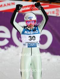 03.12.2011, Lillehammer, Norway (NOR): Sarah Hendrickson (USA), Fluege.de  - FIS world cup ski jumping ladies, individual HS100, Lillehammer (NOR). www.nordicfocus.com. Â© Laiho/NordicFocus. Every downloaded picture is fee-liable.
