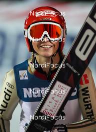 03.12.2011, Lillehammer, Norway (NOR):  Melanie Faisst (GER), Elan - FIS world cup ski jumping ladies, individual HS100, Lillehammer (NOR). www.nordicfocus.com. Â© Laiho/NordicFocus. Every downloaded picture is fee-liable.