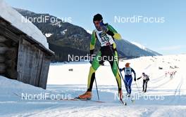 22.01.2010, Lienz, Austria (AUT): classic racers in a steep uphill - Dolomiten Classicrace, Lienz (AUT). www.nordicfocus.com. © Felgenhauer/NordicFocus. Every downloaded picture is fee-liable.