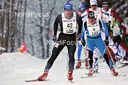 23.01.2010, Lienz, Austria (AUT): Frederik Bystroem (SWE), Atomic, Alpina, One Way  - FIS Marathon Cup Dolomitenlauf, Lienz (AUT). www.nordicfocus.com. © Felgenhauer/NordicFocus. Every downloaded picture is fee-liable.