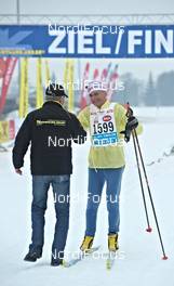 12.-13.02.2011, St. Johann, Austria (AUT): welcome to the finish area - Int. Tiroler Koasalauf, St. Johann (AUT). www.nordicfocus.com. © Felgenhauer/NordicFocus. Every downloaded picture is fee-liable.