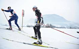 12.-13.02.2011, St. Johann, Austria (AUT): slower racers in a short uphill - Int. Tiroler Koasalauf, St. Johann (AUT). www.nordicfocus.com. © Felgenhauer/NordicFocus. Every downloaded picture is fee-liable.