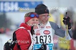 12.-13.02.2011, St. Johann, Austria (AUT): happy faces in the finish area - Int. Tiroler Koasalauf, St. Johann (AUT). www.nordicfocus.com. © Felgenhauer/NordicFocus. Every downloaded picture is fee-liable.
