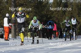 06.03.2011, Mora, Sweden (SWE): in front Joergen Brink (SWE), Madshus, Swix, Rottefella, behind Anders Aukland (NOR), Team Xtra, Atomic, One Way, Craft - FIS Marathon Cup Vasaloppet, Mora (SWE). www.nordicfocus.com. © Schmidt/NordicFocus. Every downloaded picture is fee-liable.
