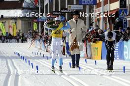 06.03.2011, Mora, Sweden (SWE): todays winner Jenny Hansson (SWE), Fischer, Leki - FIS Marathon Cup Vasaloppet, Mora (SWE). www.nordicfocus.com. © Schmidt/NordicFocus. Every downloaded picture is fee-liable.