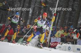 07.01.2012, Oberhof, Germany (GER): Arnd Peiffer (GER), Fischer, Salomon, Swix, adidas - IBU world cup biathlon, sprint men, Oberhof (GER). www.nordicfocus.com. © Manzoni/NordicFocus. Every downloaded picture is fee-liable.