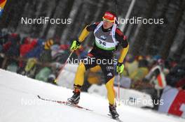 07.01.2012, Oberhof, Germany (GER): Florian Graf (GER), Rossignol, Rottefella, Leki, adidas - IBU world cup biathlon, sprint men, Oberhof (GER). www.nordicfocus.com. © Manzoni/NordicFocus. Every downloaded picture is fee-liable.