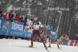 07.01.2012, Oberhof, Germany (GER): Daniel Mesotitsch (AUT), Fischer, Rottefella, Leki - IBU world cup biathlon, sprint men, Oberhof (GER). www.nordicfocus.com. © Manzoni/NordicFocus. Every downloaded picture is fee-liable.
