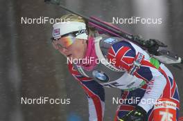 13.01.2012, Nove Mesto, Czech Republic (CZE): Amanda Lightfoot (GBR) - IBU world cup biathlon, sprint women, Nove Mesto (CZE). www.nordicfocus.com. © Manzoni/NordicFocus. Every downloaded picture is fee-liable.