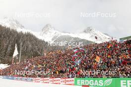 22.01.2012, Antholz, Italy (ITA): Event Feature: packed grand stand - IBU world cup biathlon, mass women, Antholz (ITA). www.nordicfocus.com. © Manzoni/NordicFocus. Every downloaded picture is fee-liable.