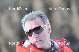 22.01.2012, Antholz, Italy (ITA): Norbert Baier (GER), IBU head TD - IBU world cup biathlon, relay men, Antholz (ITA). www.nordicfocus.com. © Manzoni/NordicFocus. Every downloaded picture is fee-liable.