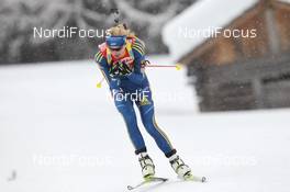 21.01.2012, Antholz, Italy (ITA): Helena Ekholm (SWE), Fischer, Rottefella, Leki, adidas - IBU world cup biathlon, relay women, Antholz (ITA). www.nordicfocus.com. © Manzoni/NordicFocus. Every downloaded picture is fee-liable.