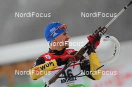 20.01.2012, Antholz, Italy (ITA): Michael Greis (GER), Madshus, Rottefella, OneWay, adidas - IBU world cup biathlon, sprint men, Antholz (ITA). www.nordicfocus.com. © Manzoni/NordicFocus. Every downloaded picture is fee-liable.