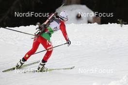 19.01.2012, Antholz, Italy (ITA): Nadezhda Skardino (BLR), Fischer, Rottefella - IBU world cup biathlon, sprint women, Antholz (ITA). www.nordicfocus.com. © Manzoni/NordicFocus. Every downloaded picture is fee-liable.