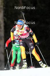 19.01.2012, Antholz, Italy (ITA): Magdalena Neuner (GER), Fischer, Rottefella, Swix, adidas, Toko - IBU world cup biathlon, sprint women, Antholz (ITA). www.nordicfocus.com. © Manzoni/NordicFocus. Every downloaded picture is fee-liable.