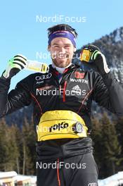 18.01.2012, Antholz, Italy (ITA): Michael Roesch (GER), Fischer, Rottefella, OneWay, adidas - IBU world cup biathlon, training, Antholz (ITA). www.nordicfocus.com. © Manzoni/NordicFocus. Every downloaded picture is fee-liable.