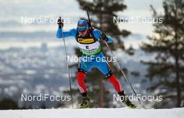 02.02.2012, Holmenkollen, Norway (NOR): Evgeny Ustyugov (RUS), Fischer, Rottefella, Swix, adida  - IBU world cup biathlon, sprint men, Holmenkollen (NOR). www.nordicfocus.com. Â© Laiho/NordicFocus. Every downloaded picture is fee-liable.