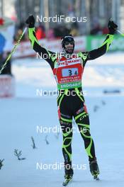 10.02.2012, Kontiolahti, Finland (FIN): Vincent Jay (FRA), Fischer, Rottefella, OneWay - IBU world cup biathlon, relay mixed, Kontiolahti (FIN). www.nordicfocus.com. © Manzoni/NordicFocus. Every downloaded picture is fee-liable.