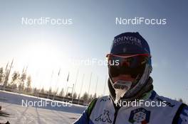 09.02.2012, Kontiolahti, Finland (FIN): Lukas Hofer (ITA), Rossignol, Rottefella, Swix , ODLO - IBU world cup biathlon, training, Kontiolahti (FIN). www.nordicfocus.com. © Manzoni/NordicFocus. Every downloaded picture is fee-liable.