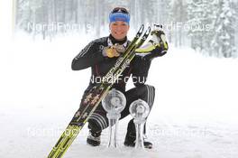 18.03.2012, Khanty-Mansiysk, Russia (RUS): Magdalena Neuner (GER), Fischer, Rottefella, Swix, adidas, Toko - IBU world cup biathlon, cups, Khanty-Mansiysk (RUS). www.nordicfocus.com. © Manzoni/NordicFocus. Every downloaded picture is fee-liable.