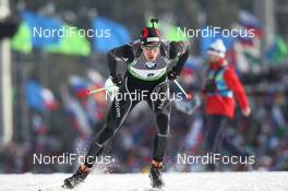 16.03.2012, Khanty-Mansiysk, Russia (RUS): Simon Hallenbarter (SUI), Rossignol, Rottefella, KV+, ODLO, Alpina - IBU world cup biathlon, sprint men, Khanty-Mansiysk (RUS). www.nordicfocus.com. © Manzoni/NordicFocus. Every downloaded picture is fee-liable.