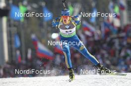 16.03.2012, Khanty-Mansiysk, Russia (RUS): Fredrik Lindstroem (SWE), Fischer, Rottefella, Swix, adidas - IBU world cup biathlon, sprint men, Khanty-Mansiysk (RUS). www.nordicfocus.com. © Manzoni/NordicFocus. Every downloaded picture is fee-liable.
