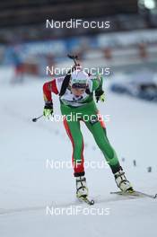 16.03.2012, Khanty-Mansiysk, Russia (RUS): Darya Domracheva (BLR), Fischer, Rottefella, Leki - IBU world cup biathlon, sprint women, Khanty-Mansiysk (RUS). www.nordicfocus.com. © Manzoni/NordicFocus. Every downloaded picture is fee-liable.