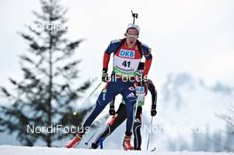 06.03.2012, Ruhpolding, Germany (GER): Leif Nordgren (USA), Fischer, Rottefella, Alpina, Swix, adidas - IBU world championships biathlon, individual men, Ruhpolding (GER). www.nordicfocus.com. © Felgenhauer/NordicFocus. Every downloaded picture is fee-liable.