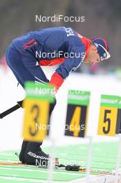 06.03.2012, Ruhpolding, Germany (GER): Lowell Bailey (USA), Rossignol, Rottefella, One Way - IBU world championships biathlon, individual men, Ruhpolding (GER). www.nordicfocus.com. © Manzoni/NordicFocus. Every downloaded picture is fee-liable.