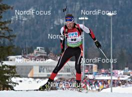 06.03.2012, Ruhpolding, Germany (GER): Simon Eder (AUT), Fischer, Rottefella, Swix - IBU world championships biathlon, individual men, Ruhpolding (GER). www.nordicfocus.com. © Felgenhauer/NordicFocus. Every downloaded picture is fee-liable.