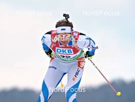 06.03.2012, Ruhpolding, Germany (GER): Kauri Koiv (EST), Fischer, Rottefella, Leki - IBU world championships biathlon, individual men, Ruhpolding (GER). www.nordicfocus.com. © Felgenhauer/NordicFocus. Every downloaded picture is fee-liable.