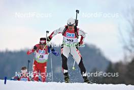 06.03.2012, Ruhpolding, Germany (GER): Manuel Fernandez Musso (ESP), Fischer, Rottefella, OneWay - IBU world championships biathlon, individual men, Ruhpolding (GER). www.nordicfocus.com. © Felgenhauer/NordicFocus. Every downloaded picture is fee-liable.